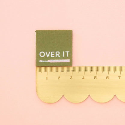 Sarah Hearts - Over It Seam Ripper- Sewing Woven Clothing Labels