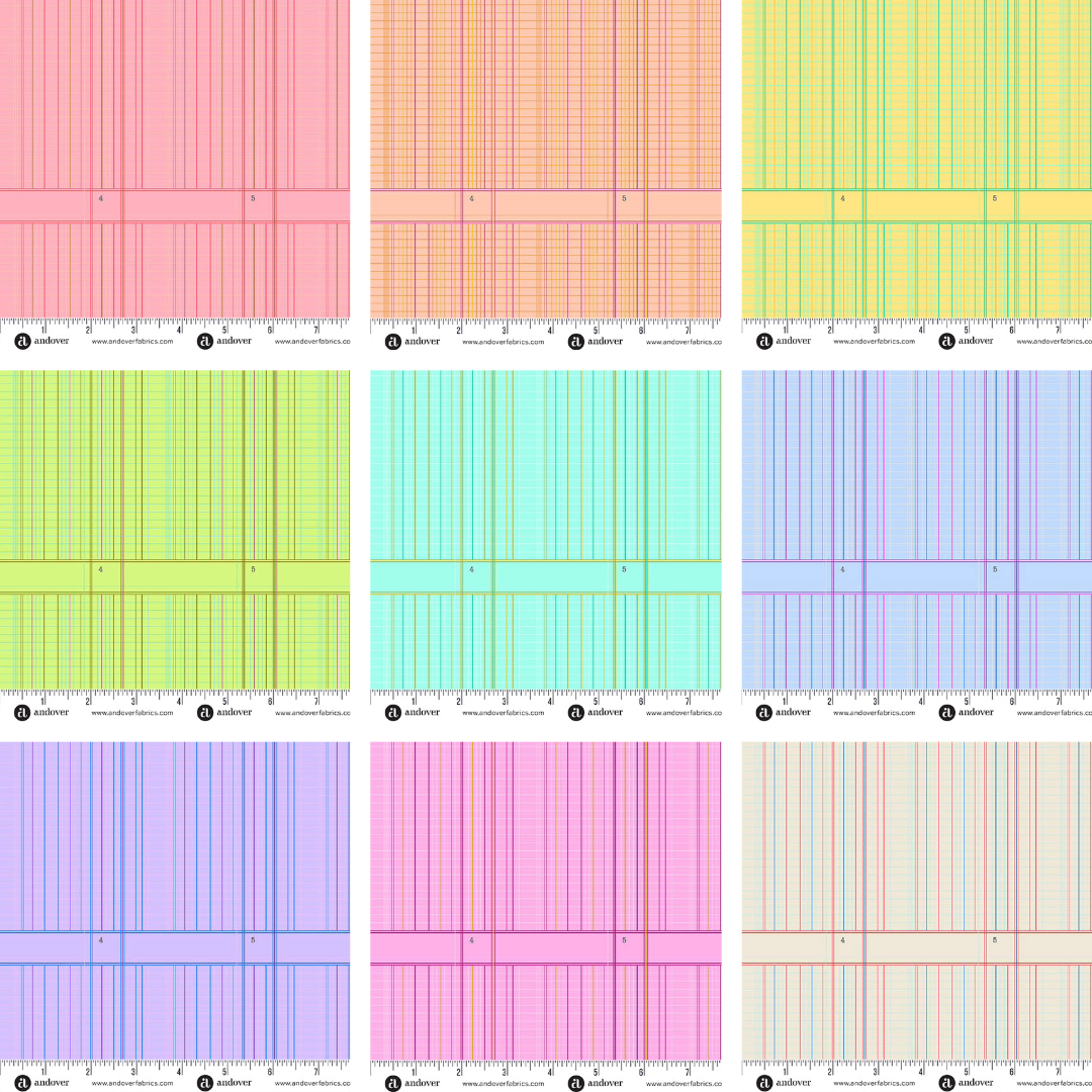 Sun Print 2026 by Alison Glass Ledger Rainbow Bundle