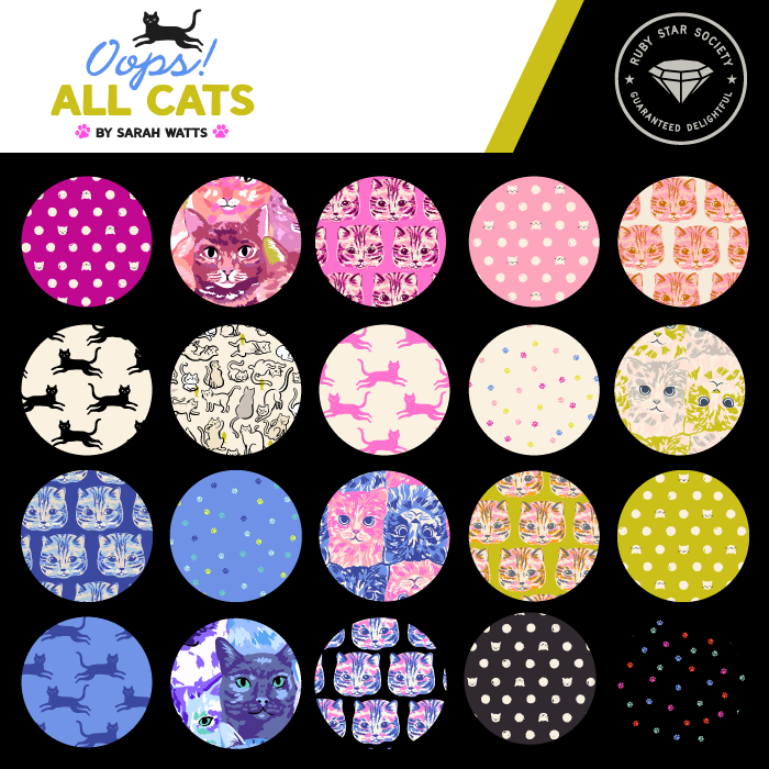 PREORDER Ruby Star Society Oops All Cats Half Yard Bundle