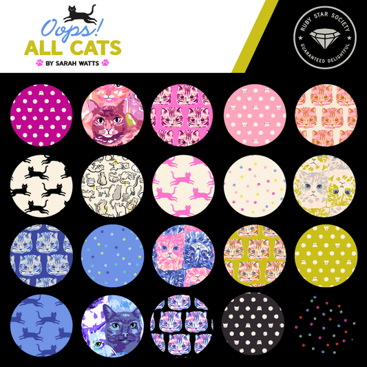 PREORDER Ruby Star Society Oops All Cats Half Yard Bundle