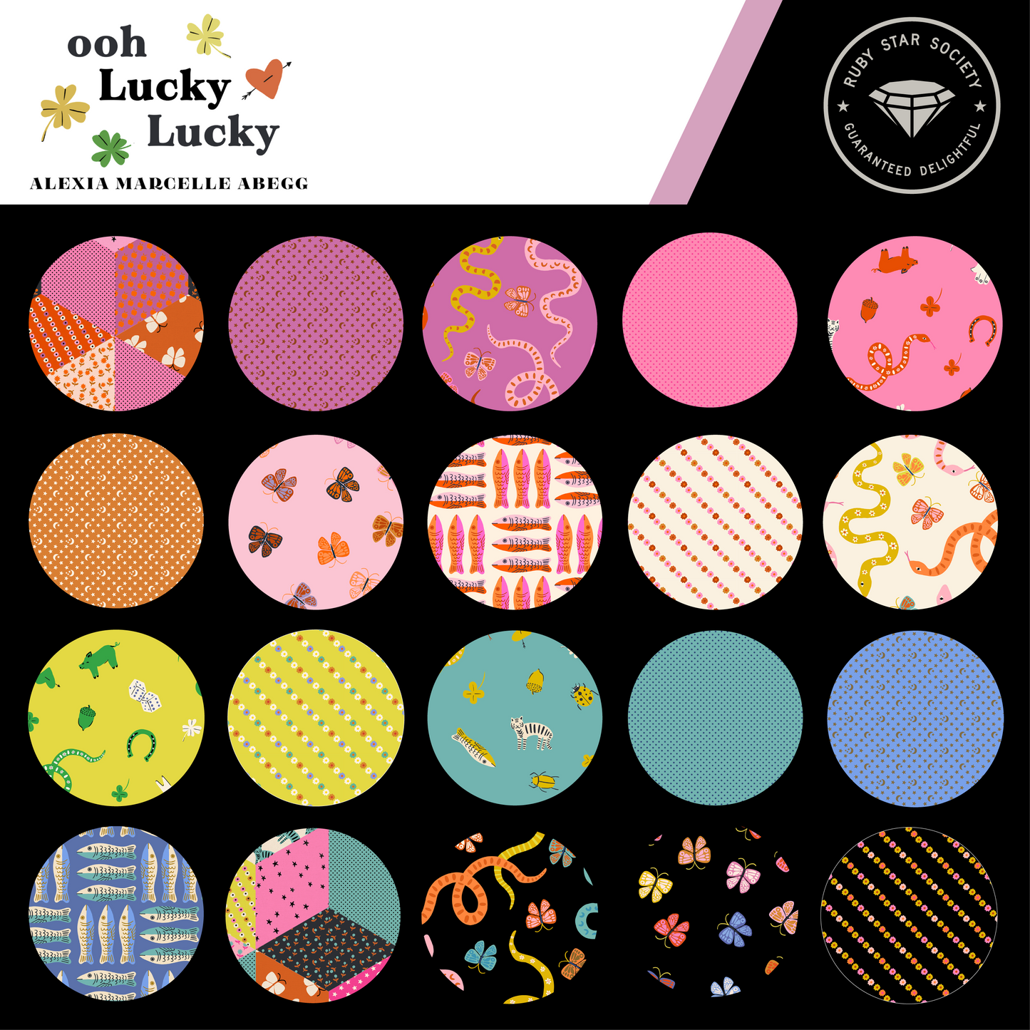 PREORDER Ruby Star Society Ooh Lucky Lucky Fat Quarter Bundle