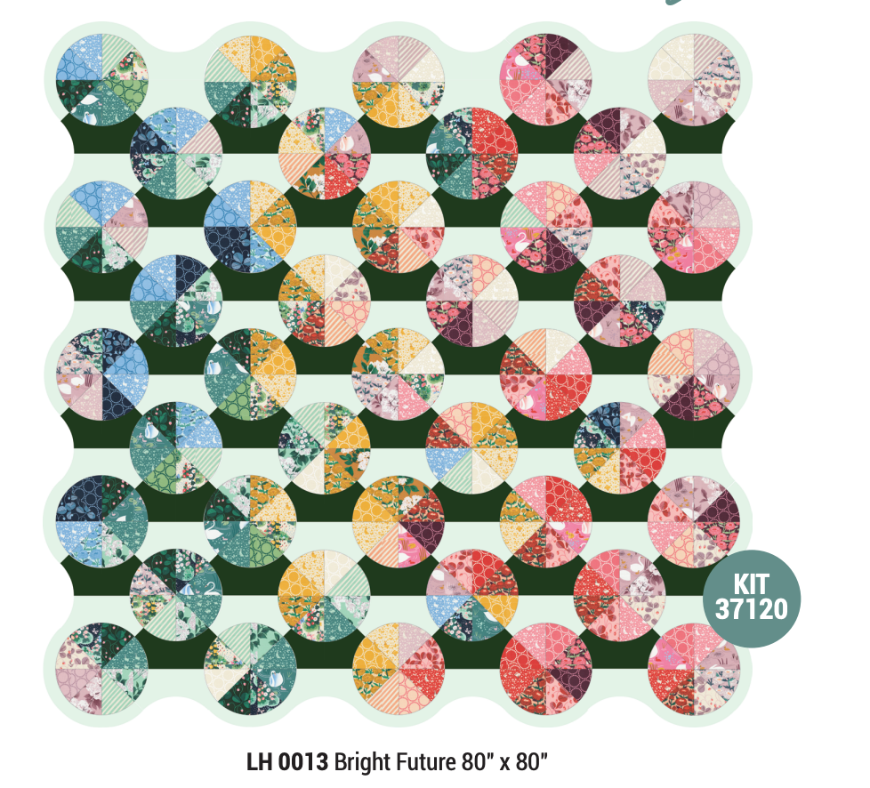 PREORDER Lizzy House Love Letter Bright Future Quilt Kit