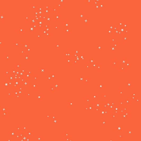 Cotton + Steel Basics Freckles in Jupiter Glow Orange