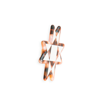 Sarah Hearts - Quilt Star Hair Clip