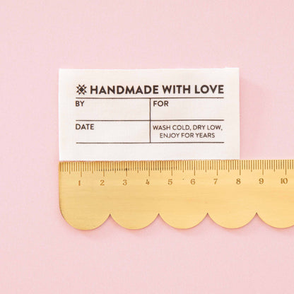 Sarah Hearts - Simple Handmade Organic Cotton Write-In Labels