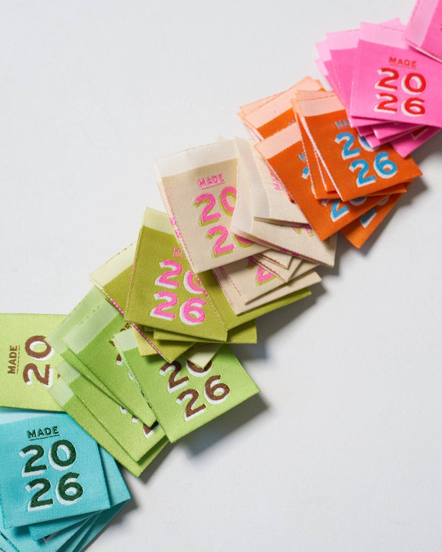 Matchy Matchy Sewing Club - 2026 Square Garment Labels: Multi Set of 6