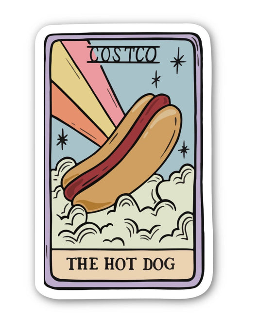inviting affairs paperie - Costco Hot Dog Tarot Sticker