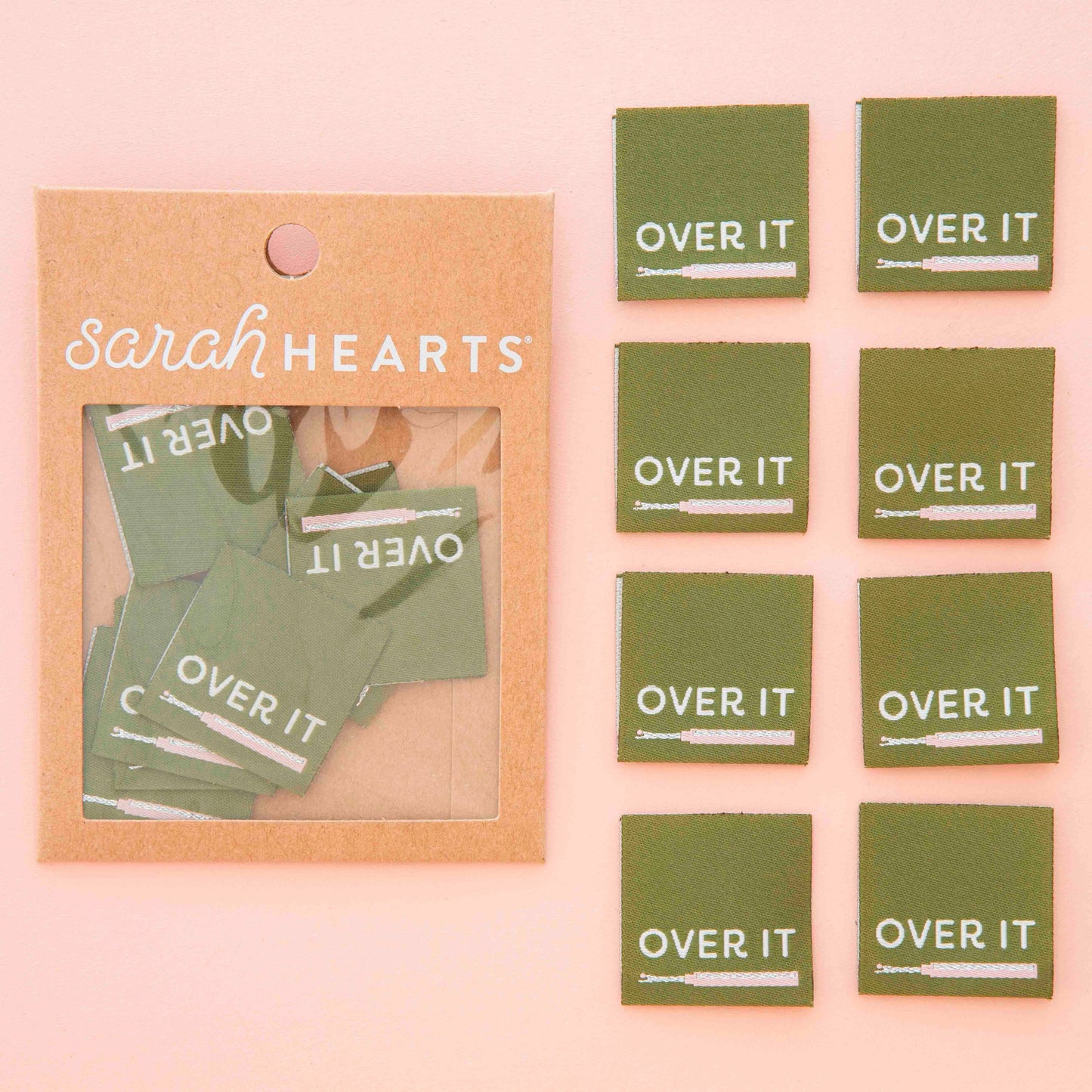 Sarah Hearts - Over It Seam Ripper- Sewing Woven Clothing Labels