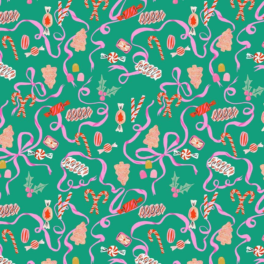 Holly Jolly Holiday Candy in Peacock