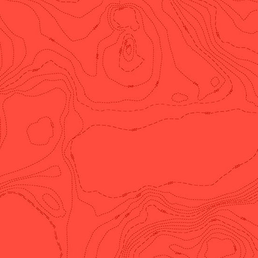 Sun Print by Alison Glass Topography in Maple