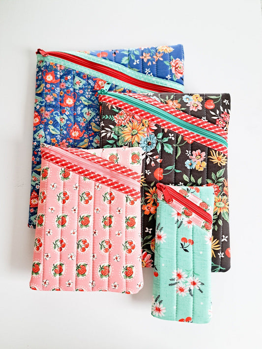 Center Street Quilts Hemingway Pouch Paper Pattern