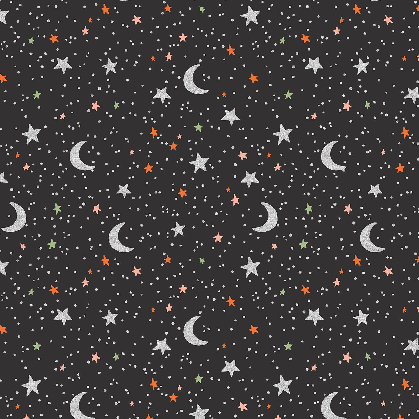 Rifle Paper Co Halloween October Night in Black Metallic