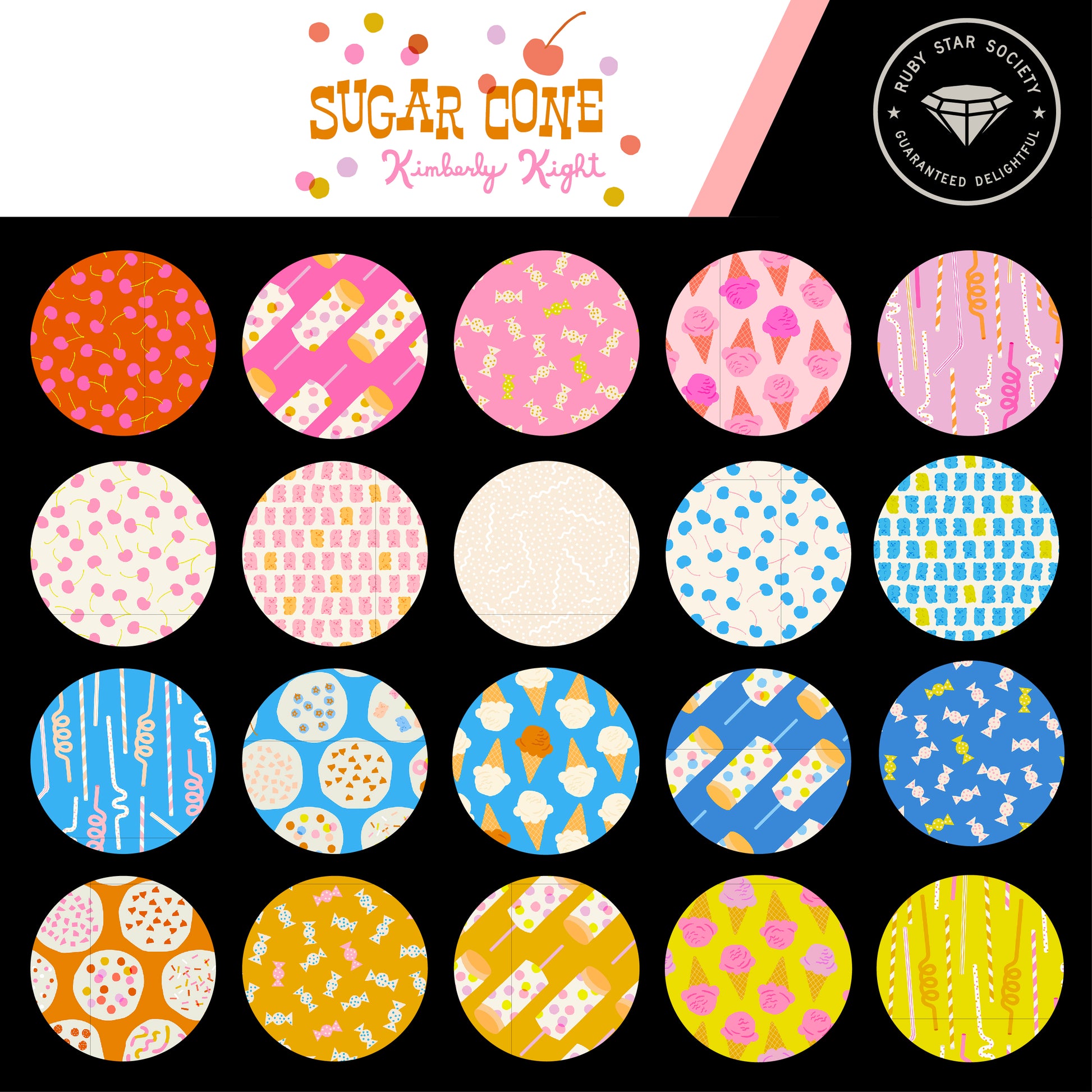 Ruby Star Society Sugar Cone Fabric Swatches