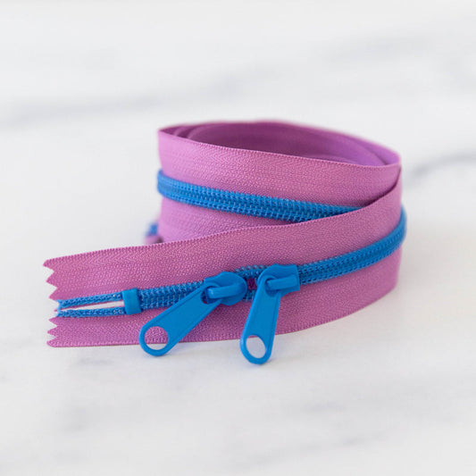 30" Zipper in Blueberry