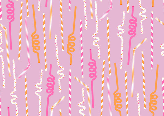 Ruby Star Society Sugar Cone Fabric Straws in Macaron