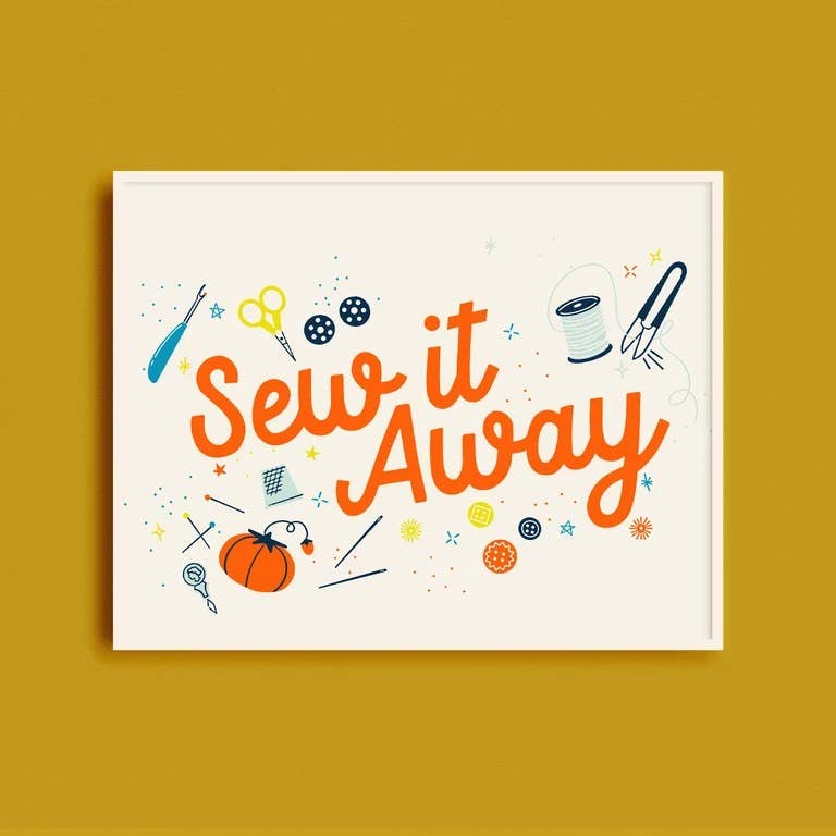 Rashida Coleman-Hale - Sew It Away 10 x 8 Art Print