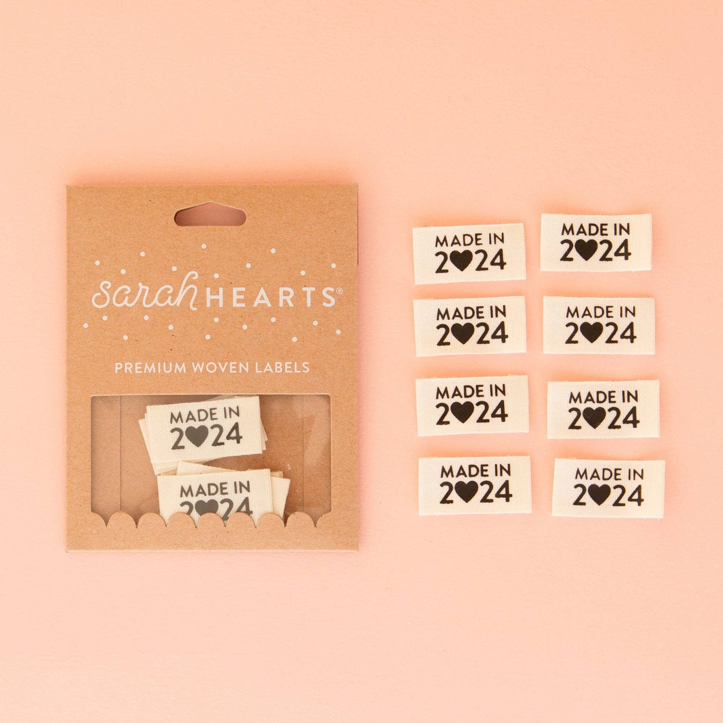 Sarah Hearts - Made in 2024 Organic Cotton Labels